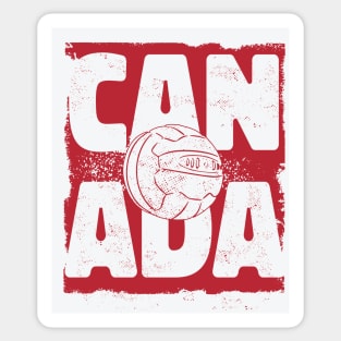 Vintage Canadian Soccer // Retro Canada Soccer Sticker